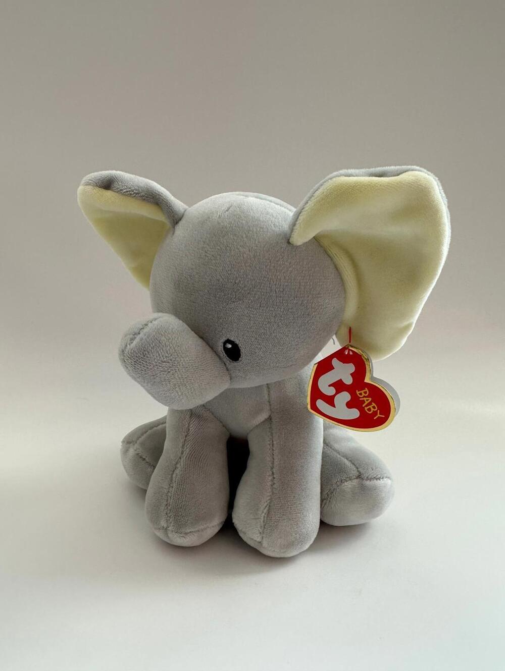 Ty Baby Line “Bubbles” the Adorable Gray Elephant - Made especially for baby!